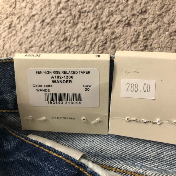 Agolde Fen relaxed high rise taper Jean - Picture 6 of 15